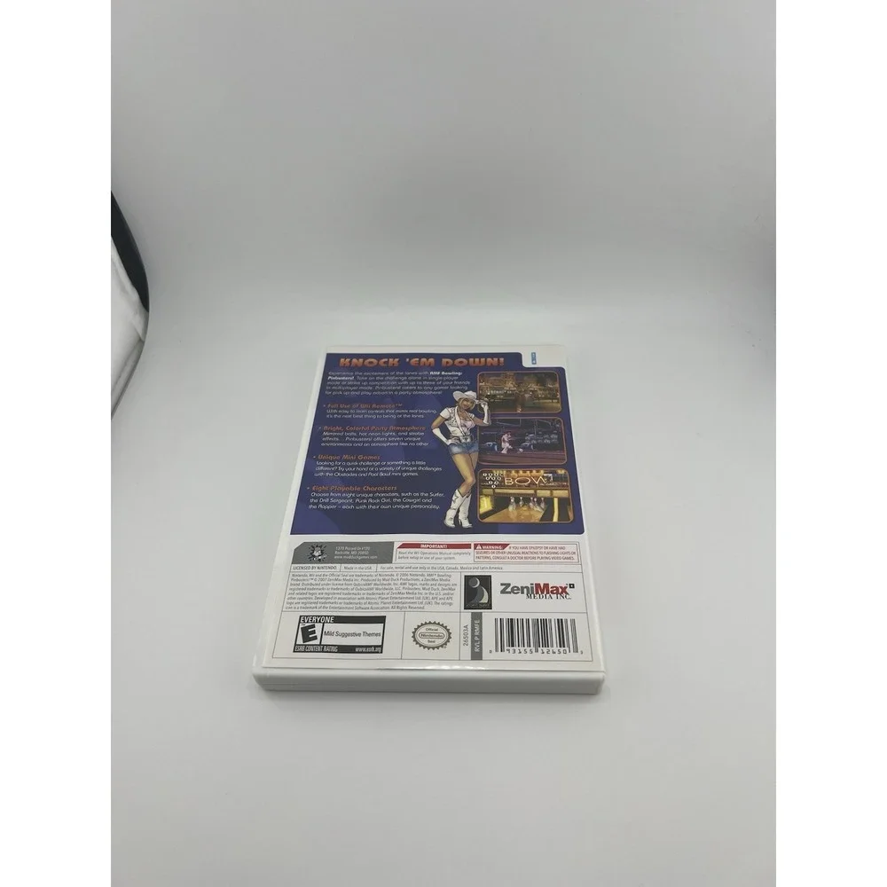 AMF Bowling Pinbusters‎ Nintendo Wii Game Complete CIB 2007 RVL-P-RMFE